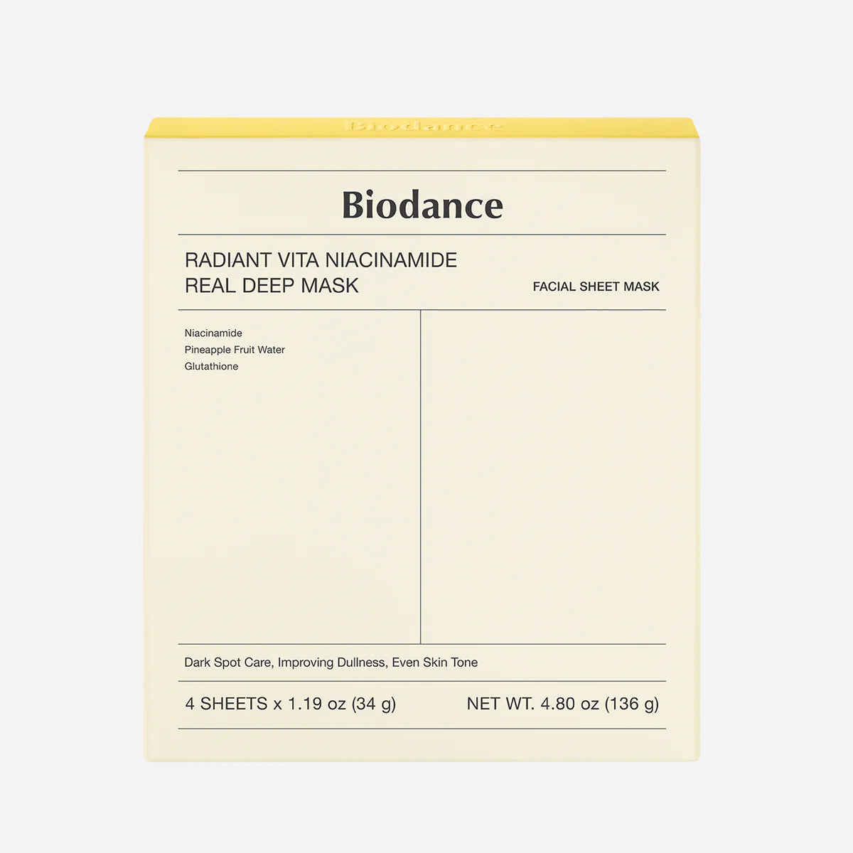 Radiant Vita Niacinamide Real Deep Mask